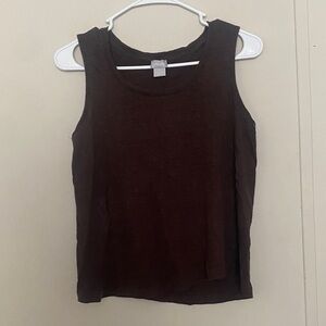 Chico's Dark Brown Tank Top